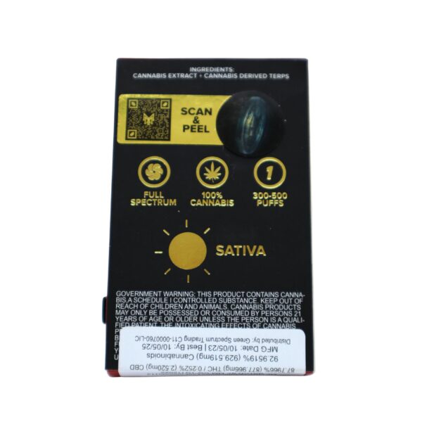 CARTUCHO WAX MUHA MEDS CHERRY GRAPEFRUIT BACK