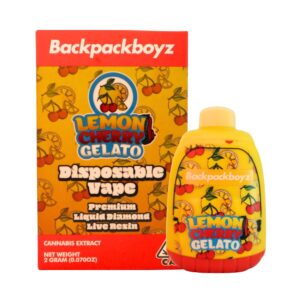PLUMA DESECHABLE DE WAX – BACKPACKBOYZ «Lemon Cherry Gelato» 2ML (HIBRIDA)