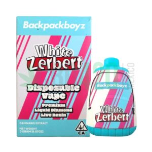 PLUMA DESECHABLE DE WAX – BACKPACKBOYZ «White Zerbert» 2ML (INDICA)