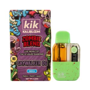 PLUMA WAX KIK KALIBLOOM- Zombie Blend - "Skywalker OG" LIVE RESIN CDT - THC-A - LIQUID DIAMOND 4.2 ML (INDICA)