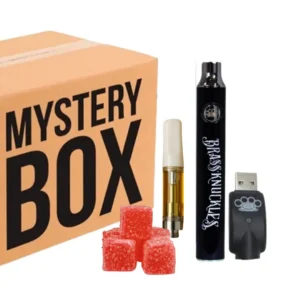 MYSTERY BOX - 1 cartucho + 1 batería para wax + gomitas thc