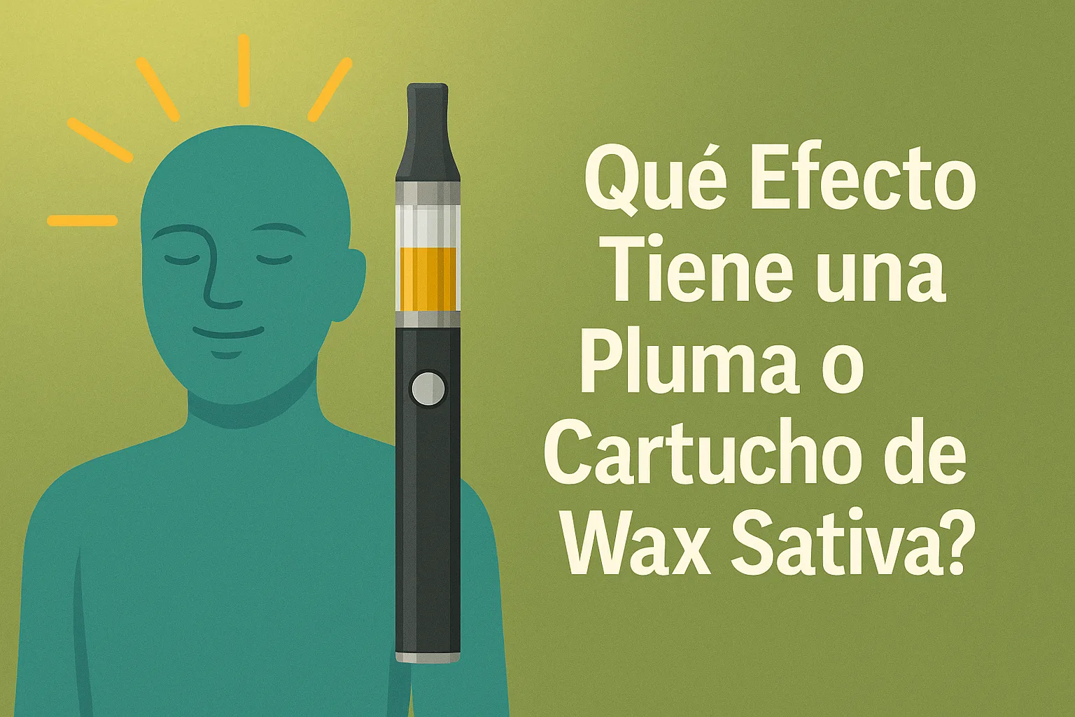 Qué Efecto Tiene una Pluma o Cartucho de Wax Sativa?