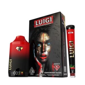 PLUMA DE WAX + PRE-ROLADO – LUIGI «Graveberry Kush» 2 ML (ÍNDICA)