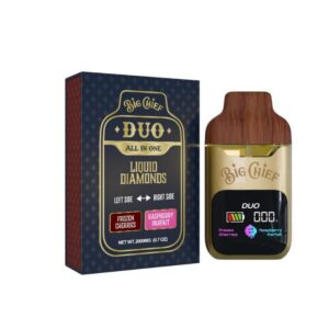 PLUMA DE WAX  - BIG CHIEF DUO (2 sabores) - "Frozen Cherryes & Raspberry Parfait" 2ML (SATIVA)