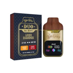 PLUMA DE WAX  - BIG CHIEF DUO (2 sabores) - "Mango Tango & Cherry Fritter" 2ML (SATIVA)