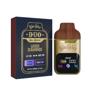 PLUMA DE WAX  - BIG CHIEF DUO (2 sabores) - "Purple Dream & Night Cap" 2ML (INDICA)