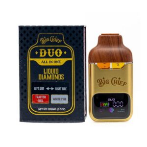 PLUMA DE WAX  - BIG CHIEF DUO (2 sabores) - "Tractor Fuel & White Fire" 2ML (INDICA)