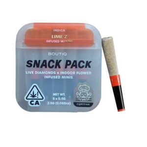 PORROS PRE-ROLADOS - BOUTIQ - "Lime Z" 2.5 GR (5 piezas) INDICA