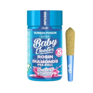 PORROS PRE-ROLADOS - BABY JEETER "Durban Poison" 2.5 GR (5 piezas) SATIVA
