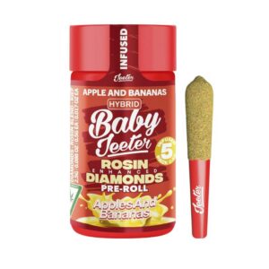 PORROS PRE-ROLADOS - BABY JEETER - "Apples and Banana"  2.5 GR (5 piezas) HÍBRIDA