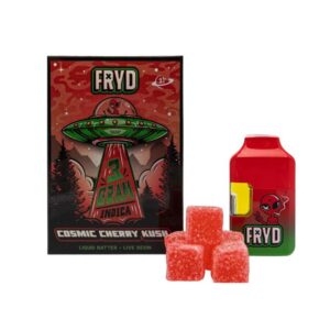 PLUMA DE WAX + GOMITAS - FRYD - "Cosmic Cherry Kush" 3ML (INDICA)