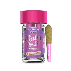 PORROS PRE-ROLADOS - BABY JEETER - "Gelato #33"  2.5 GR (5 piezas) HIBRIDA