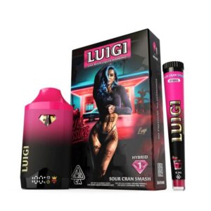 PLUMA DE WAX + PRE-ROLADO – LUIGI «Sour Cran Smash» 2 ML (HIBRIDA)
